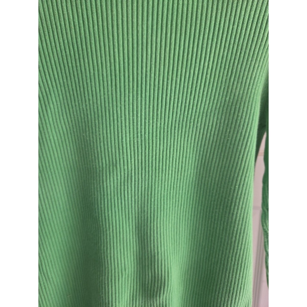 Lauren Ralph Lauren Neon Green Turtleneck‎ Sweater Size Small - Picture 3 of 5